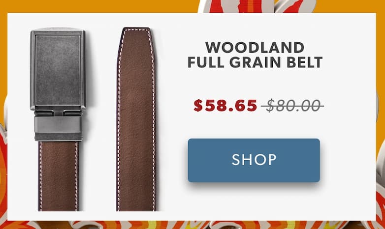 Shop Woodland Full Grain Belt