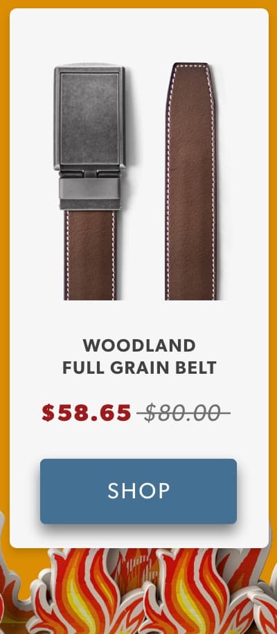 Shop Woodland Full Grain Belt