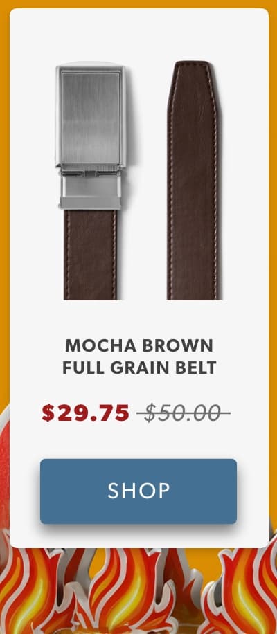 Shop Mocha Brown Belt