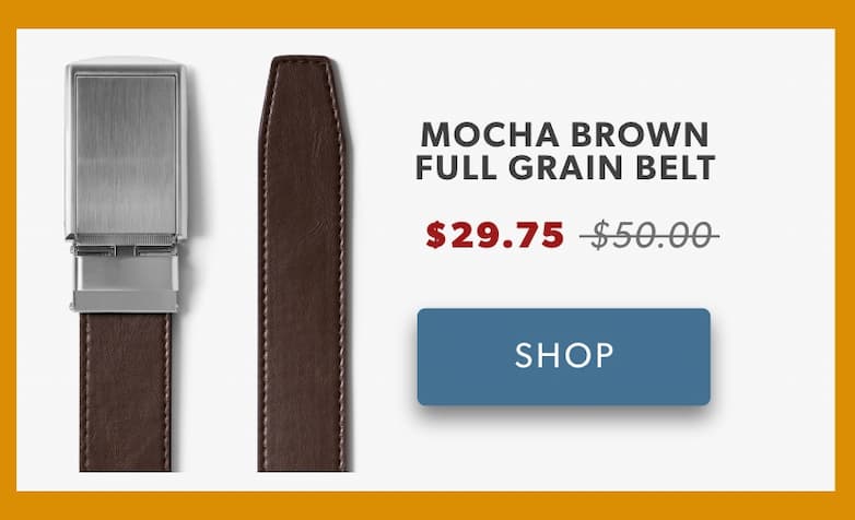 Shop Mocha Brown Belt