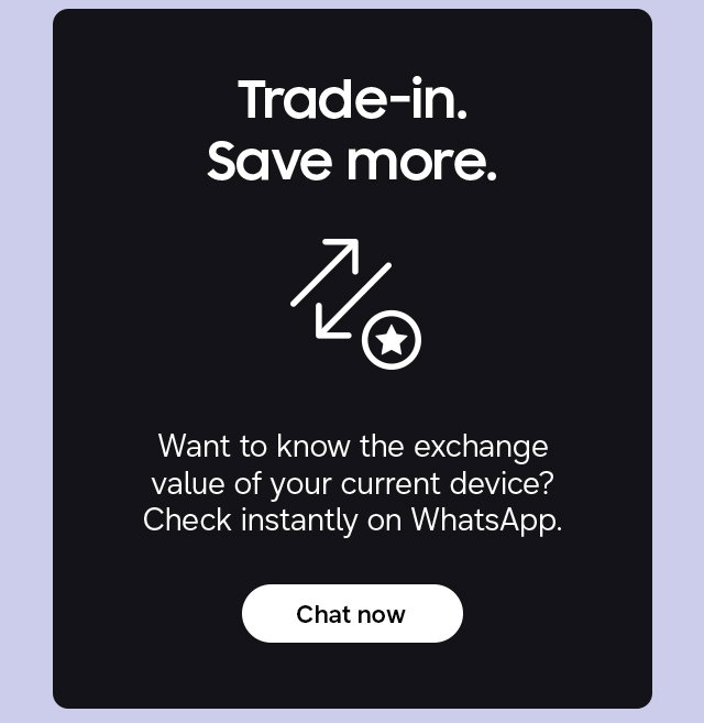 Trade in Save more
