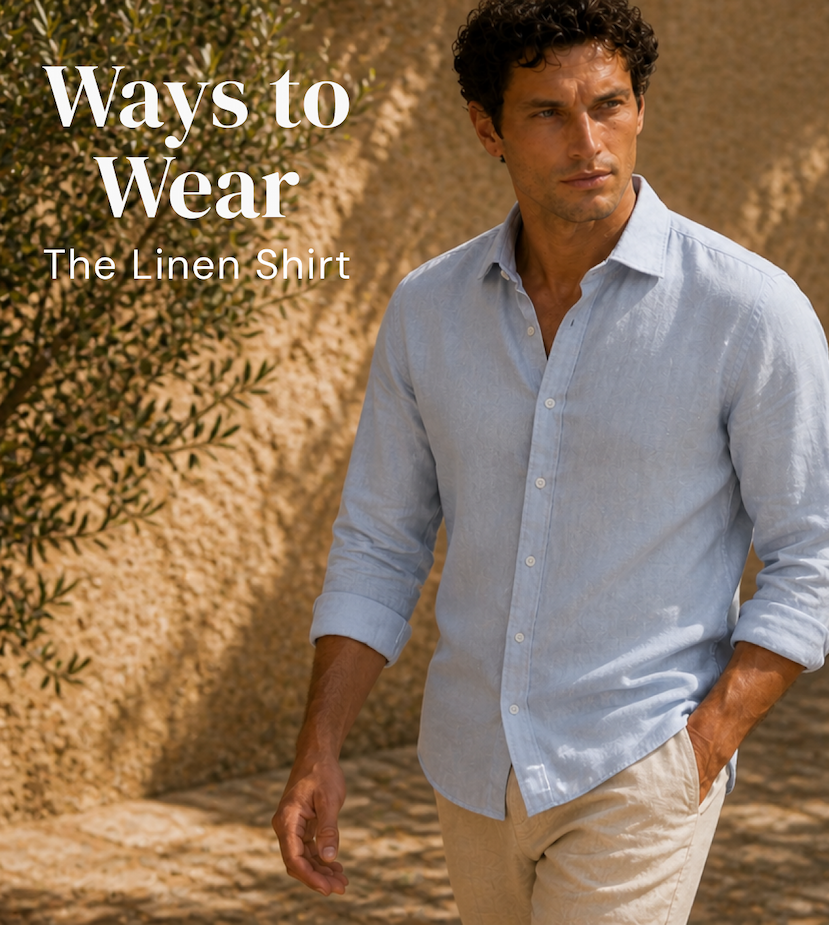 Blue Linen Shirt 