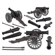 American Civil War 1/32 Cannon with Accessories 3-pc Set BMC Toys (67391)