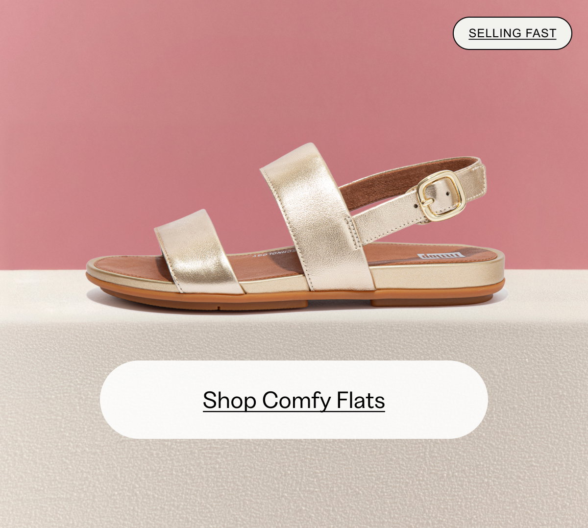 GRACIE Metallic Leather Back-Strap Sandals - Platino