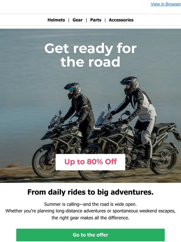 Be ready for any route!