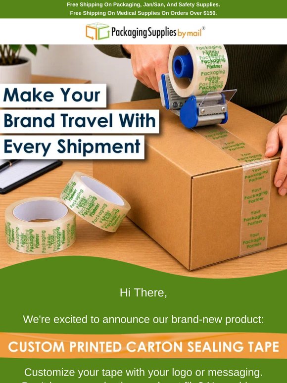 Introducing Custom Printed Carton Sealing Tape