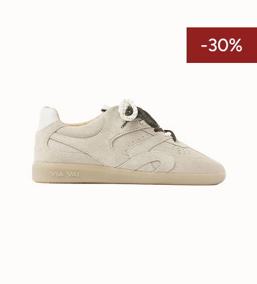 Beige VIA VAI lage sneakers