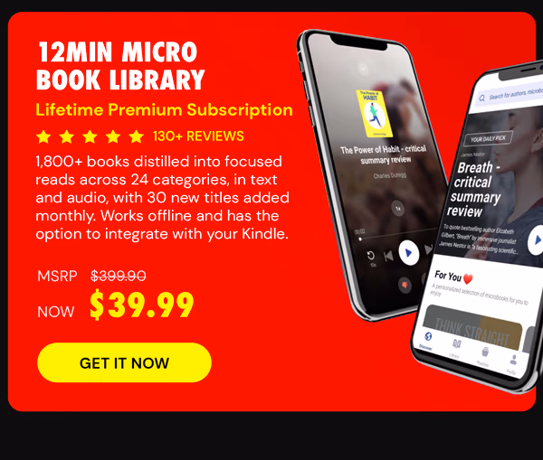 12min Micro Book Library: Lifetime Premium Subscription