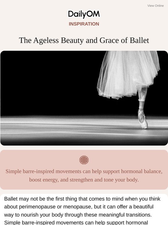 The Ageless Beauty and Grace of Ballet
