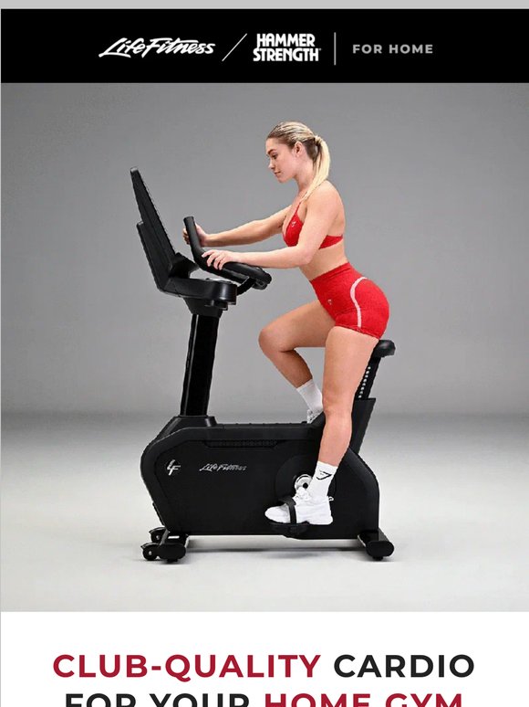 Club-Quality Cardio, Built for Home