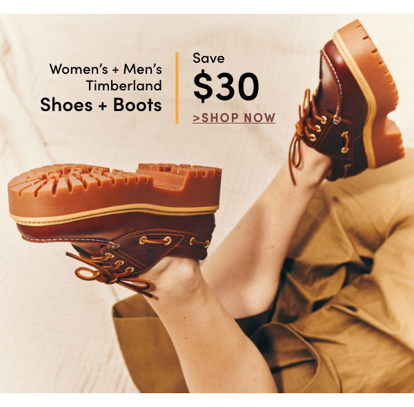 Women's + Men's Timberland Shoes & Boots Save $30