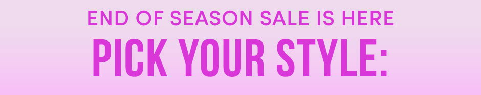 End of Season Sale