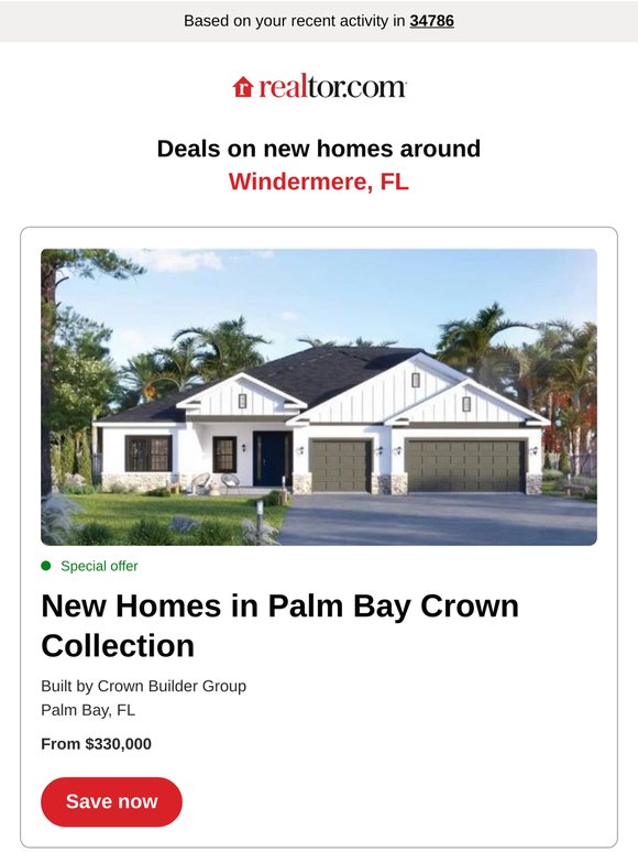 Special Offers on New Homes around Windermere