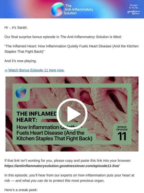 The invisible fire inside your arteries