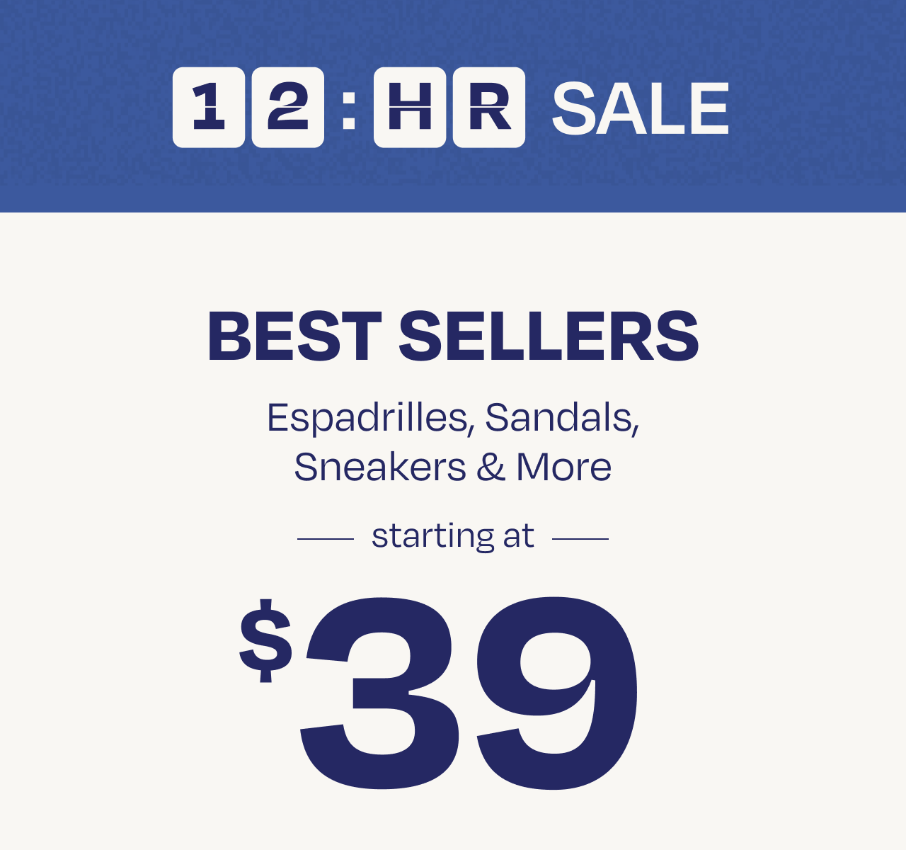 Best Sellers Starting at $39