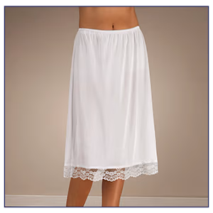 Lace Trimmed Half Slip by Easy Comforts Style™