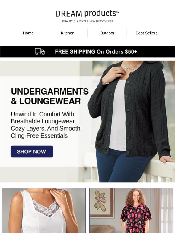 Comfortable Undergarments Built For You