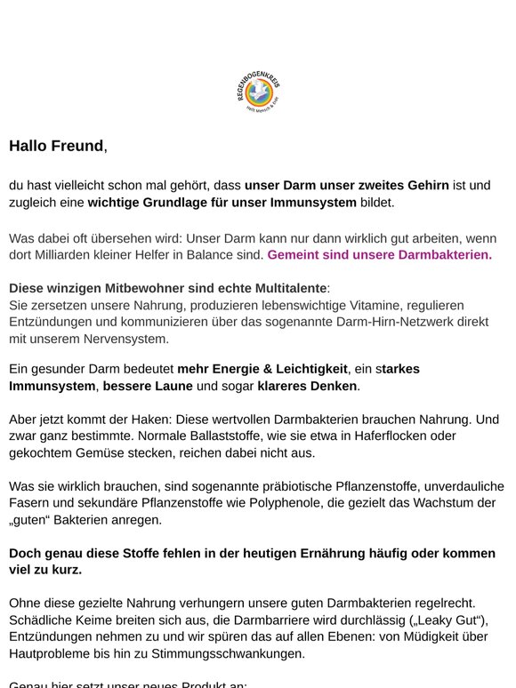 Blähungen, Müdigkeit, Bauchdruck?