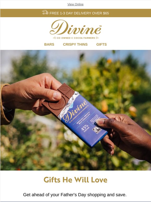 Give Dad the Gift of Chocolate