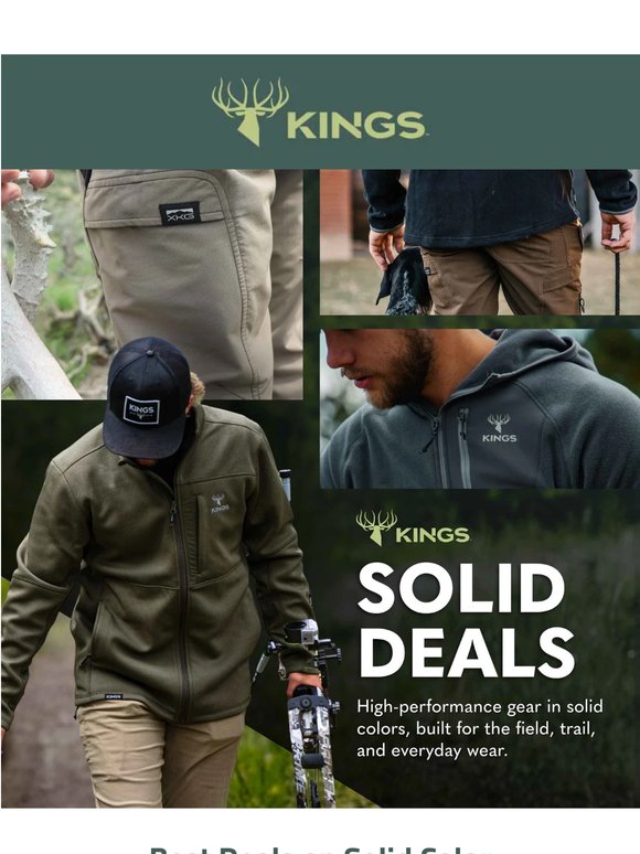 Solid Colors. Solid Deals.