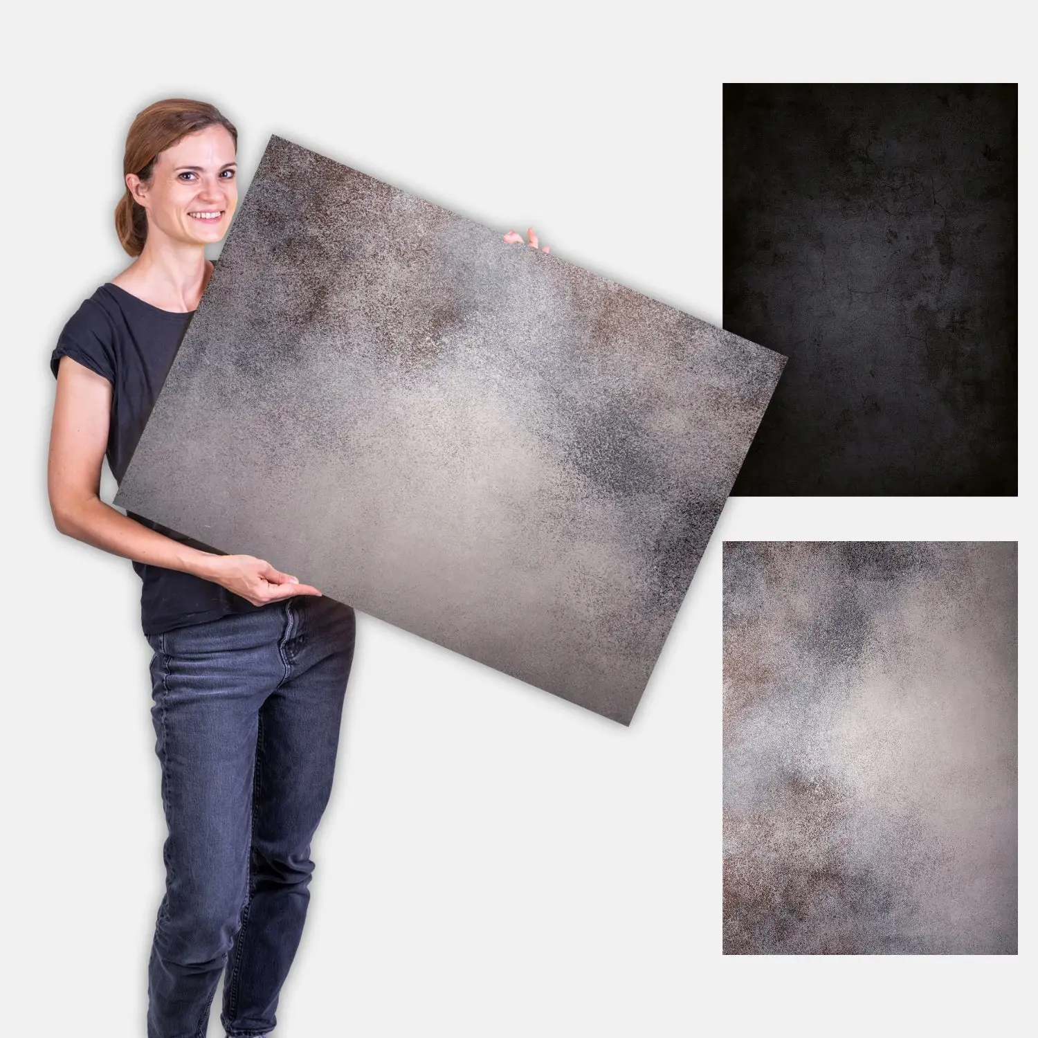 Image of Flatlay Hintergrund 84 × 60 cm, doppelseitig – Steinoptik