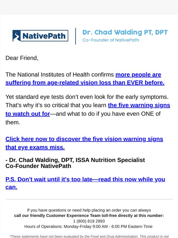 5 Vision Warning Signs Eye Exams MISS