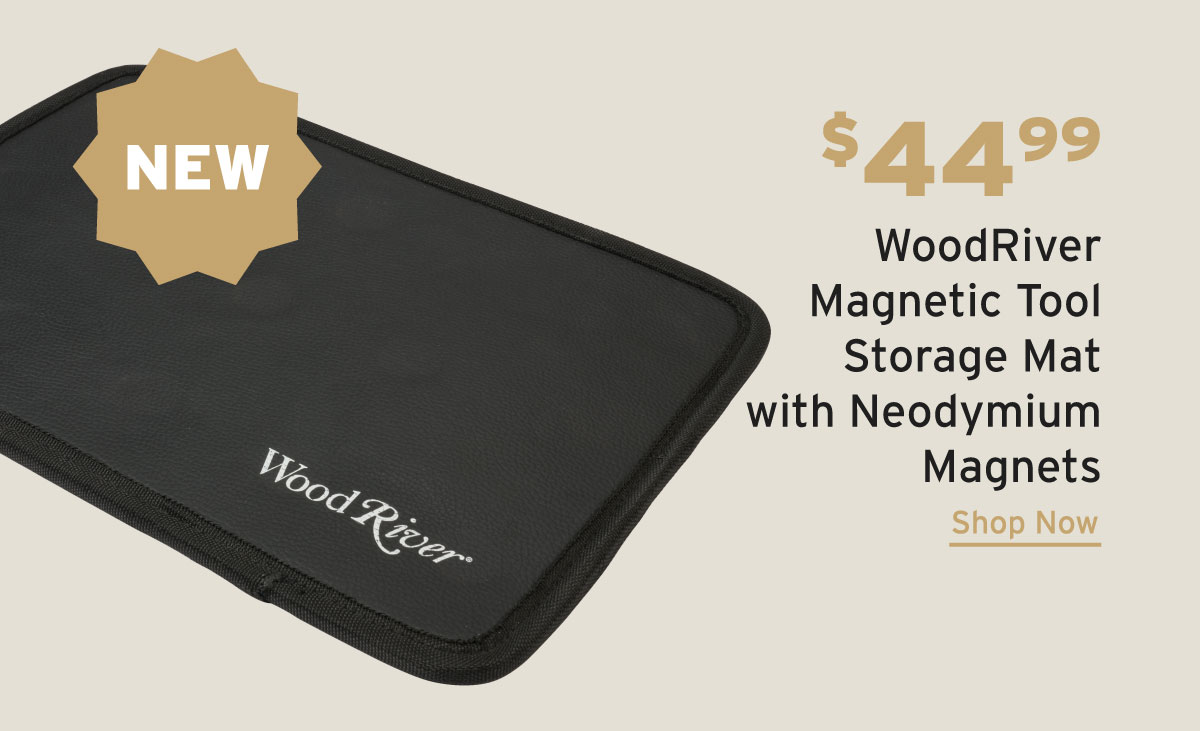 WoodRiver Magnetic Tool Storage Mat with Neodymium Magnets - 8" X 11"