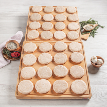 Rastelli's Antibiotic-Free Turkey Craft Burgers (32/5 oz Per Burger), 32 Total Packs, 10 lbs Total