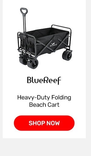 Blue Reef Heavy-Duty Folding Beach Cart