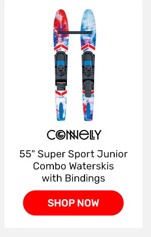 Connelly 55 Super Sport Junior Combo Waterskis with Bindings