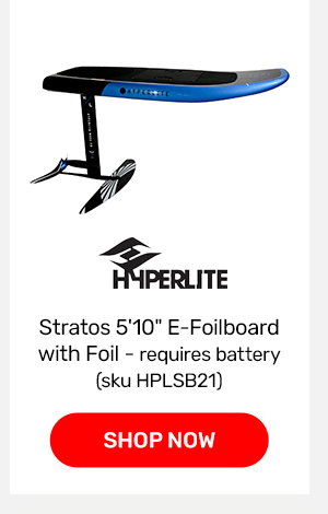 Hyperlite Stratos 5'10 E-Foilboard with Foil - requires battery (sku HPLSB21)