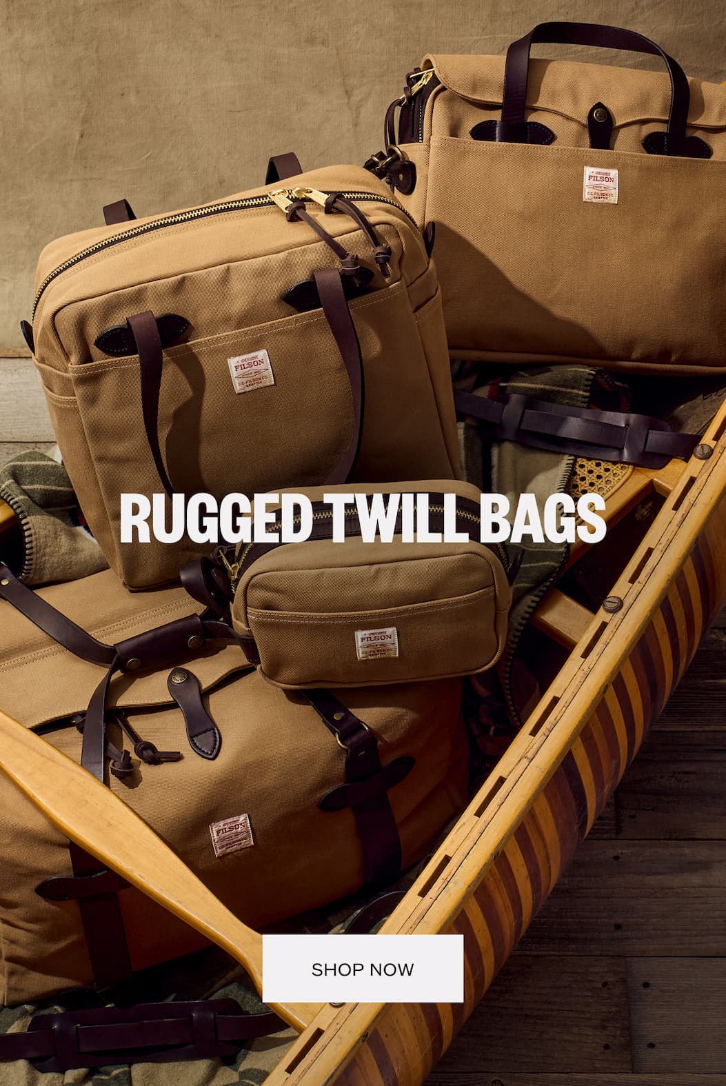 Rugged Twill Bags