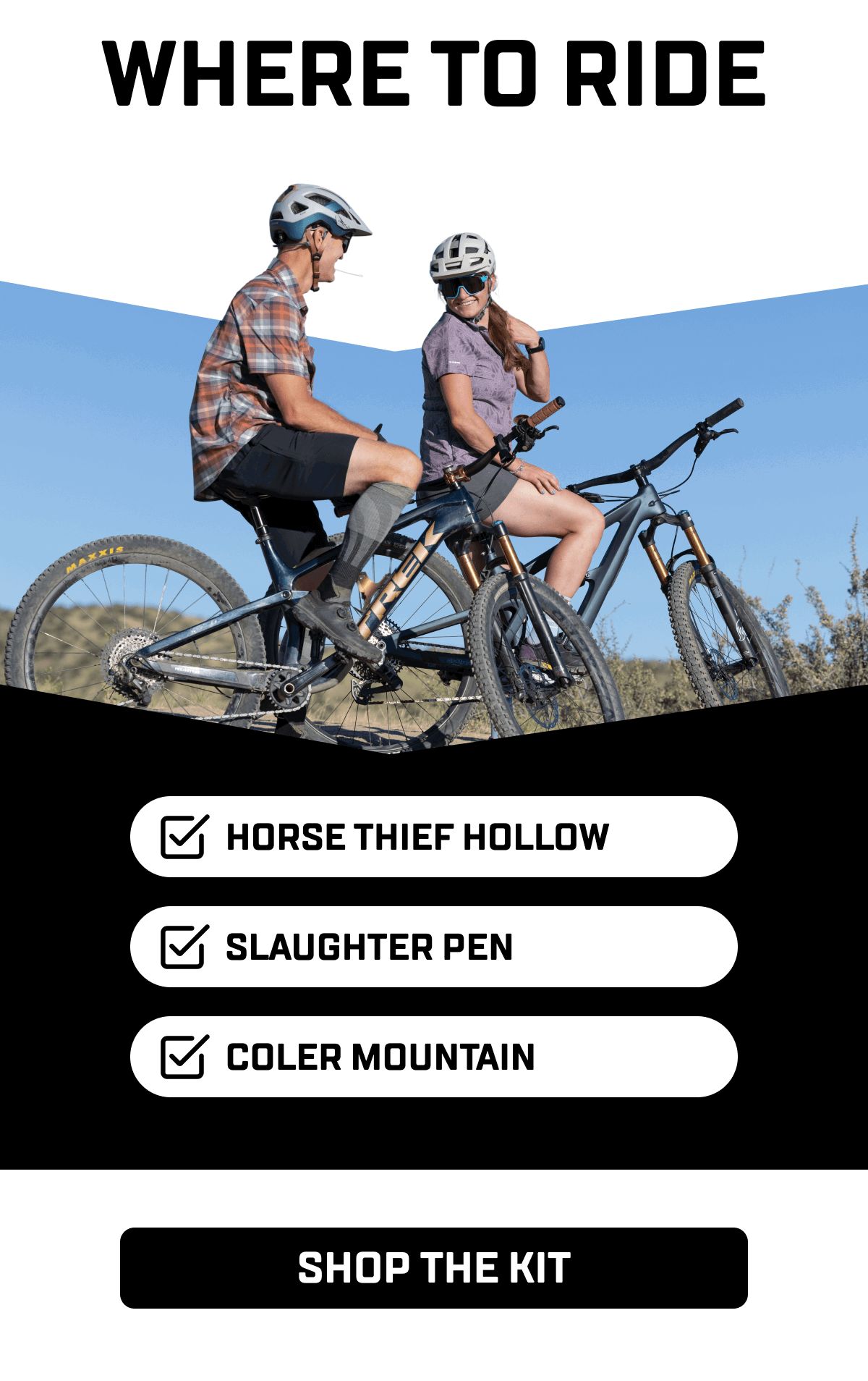 WHERE TO RIDE
