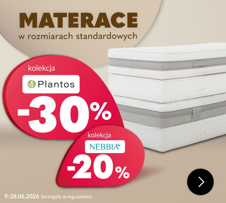 Materace PLANTOS -30% i NEBBIA -20%