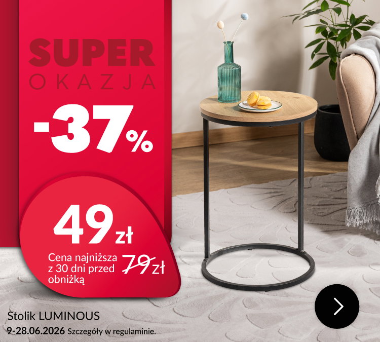 Superokazja stolik LUMINOUS -37%