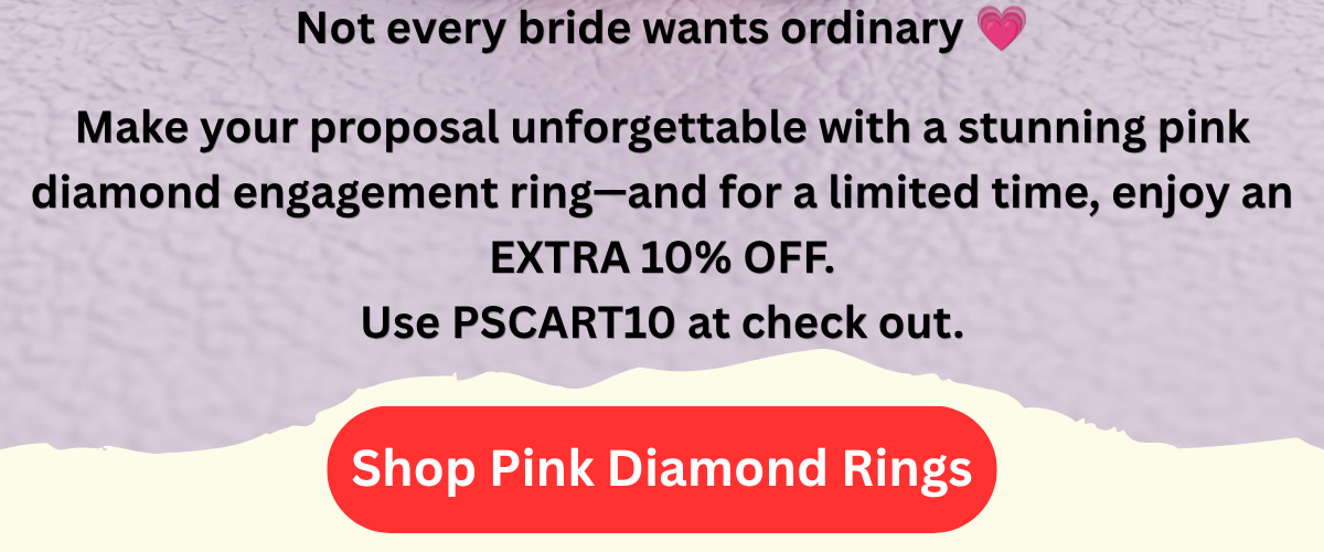 Get 10% off Fancy Pink Labgrown diamond rings