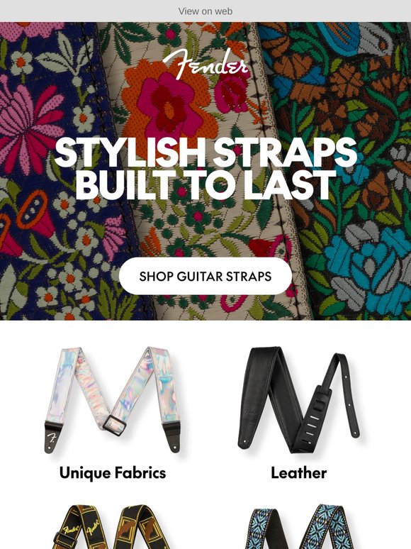 Time for a New Guitar Strap?