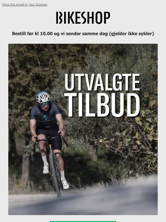 Nye tilbud er her – spar på sesongens favoritter 🚲