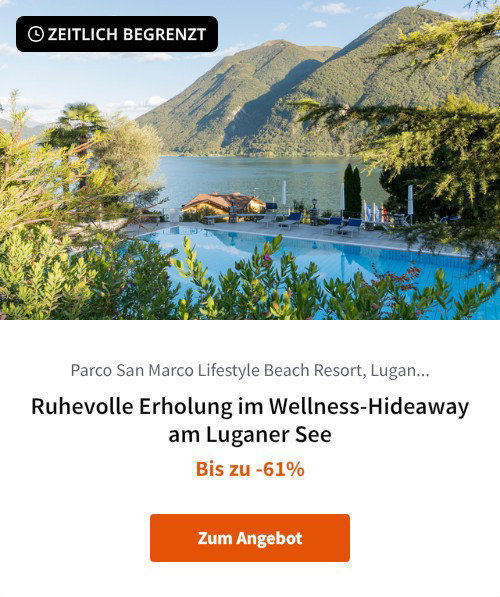 Ruhevolle Erholung im Wellness-Hideaway am Luganer See