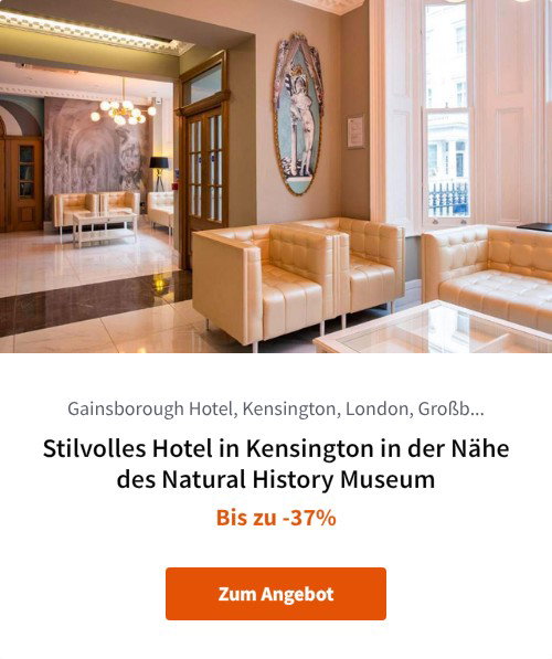 Stilvolles Hotel in Kensington in der Nähe des Natural History Museum