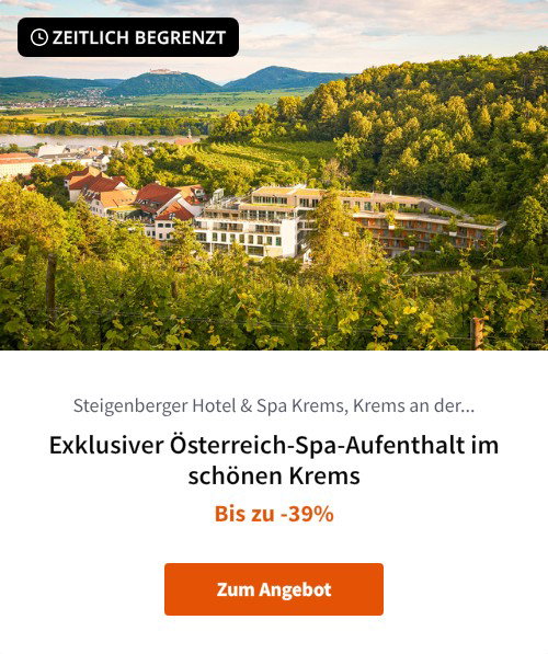 Exklusiver Österreich-Spa-Aufenthalt im schönen Krems