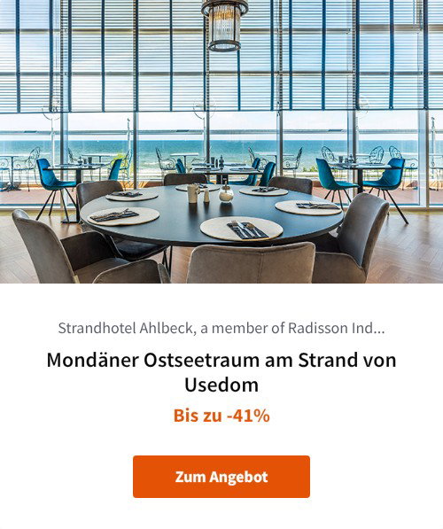 Mondäner Ostseetraum am Strand von Usedom