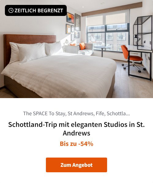 Schottland-Trip mit eleganten Studios in St. Andrews