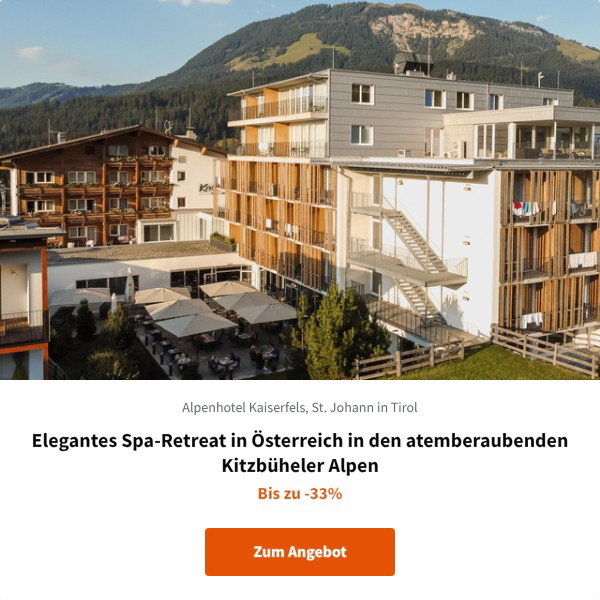 Elegantes Spa-Retreat in Österreich in den atemberaubenden Kitzbüheler Alpen