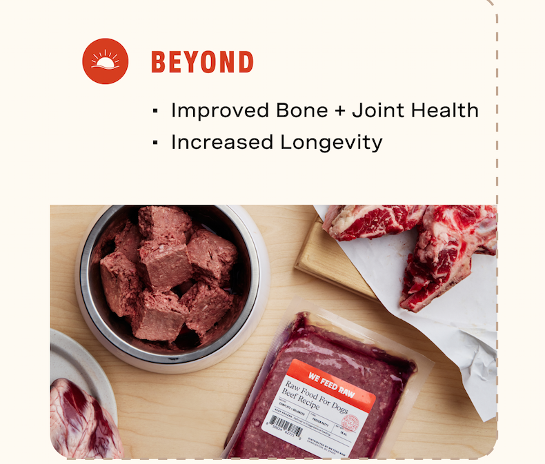 Beyond: Improved bone + joint health, increased longevity