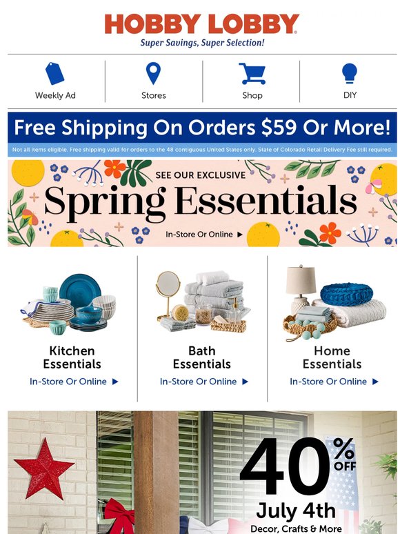 All Things Patriotic 🇺🇸 40% Off July 4th Decor!