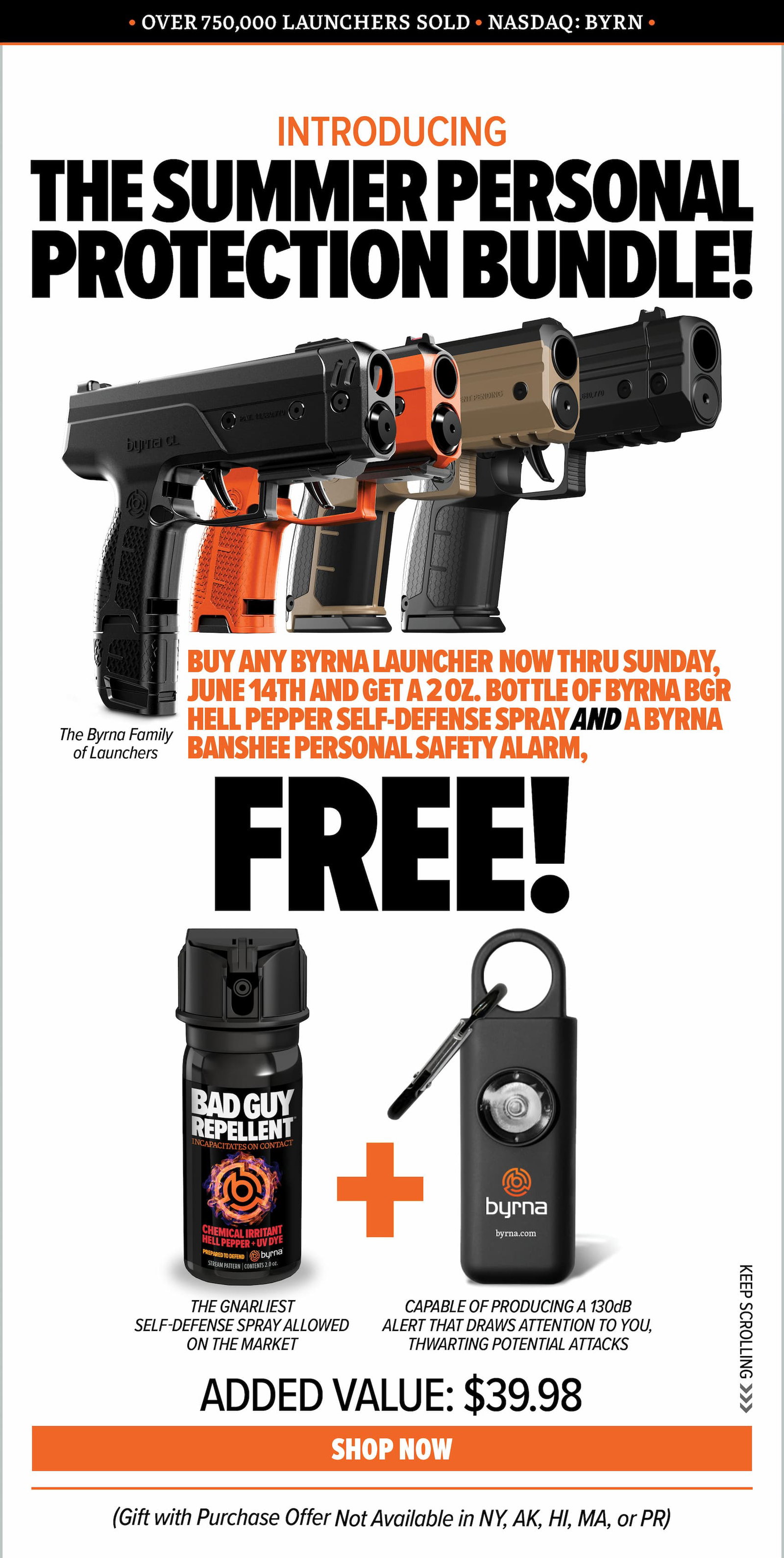 Get a Free Hell Pepper Spray & Banshee Alarm