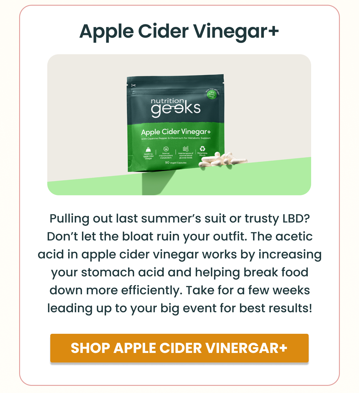 Apple Cider Vinegar+