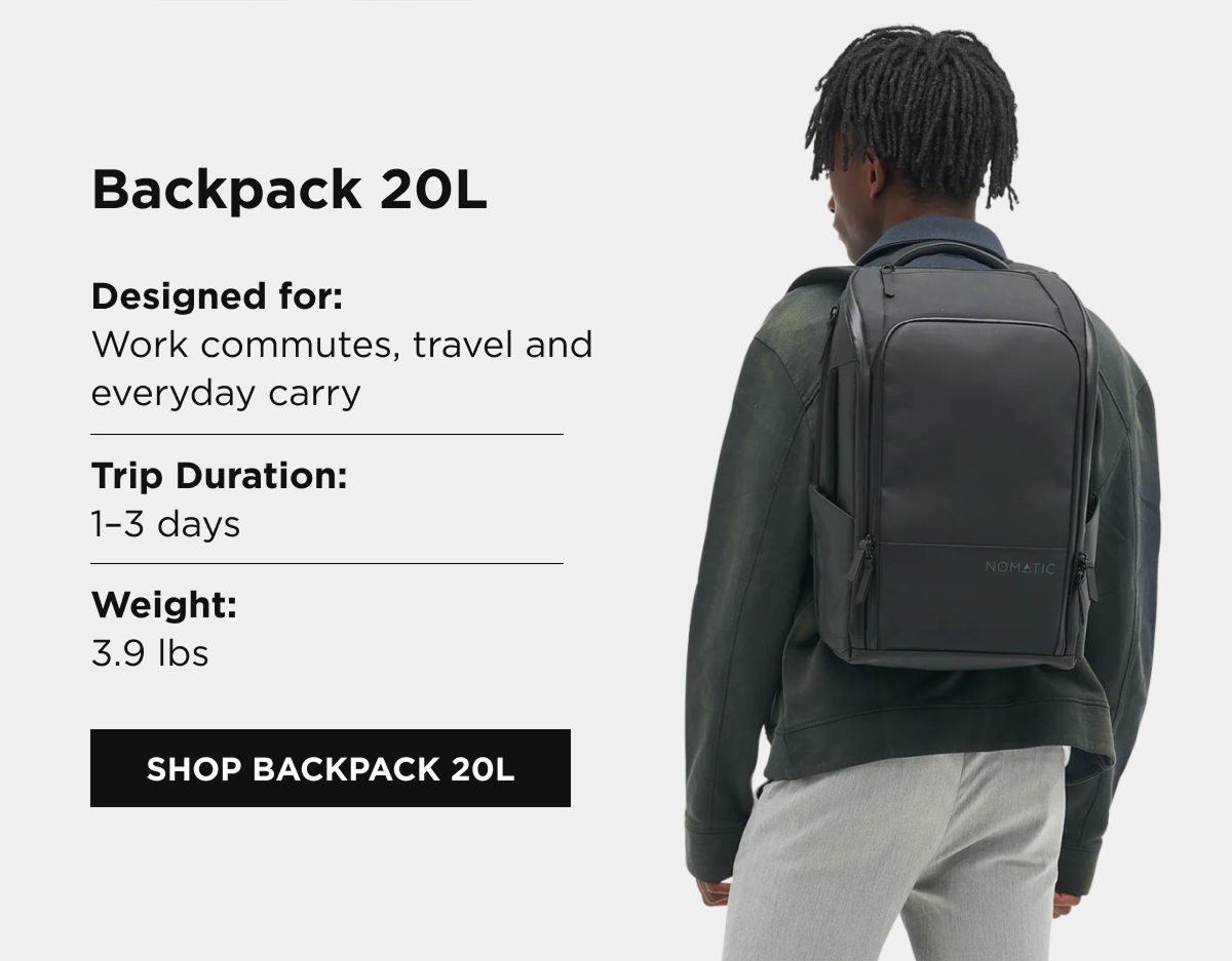 BACKPACK 20L  [SHOP BACKPACK 20L]