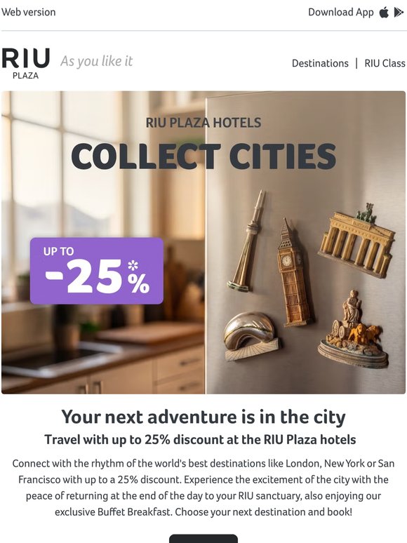 It's time to collect cities!